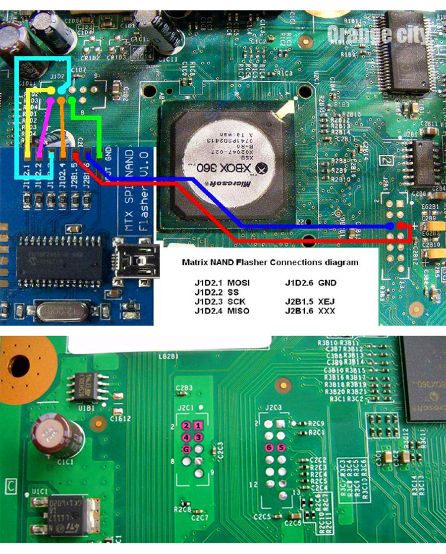 Matrix NAND Programmer MTX XBOX360 SPI Flasher V1.0 USB SPI NAND Programmer B87 